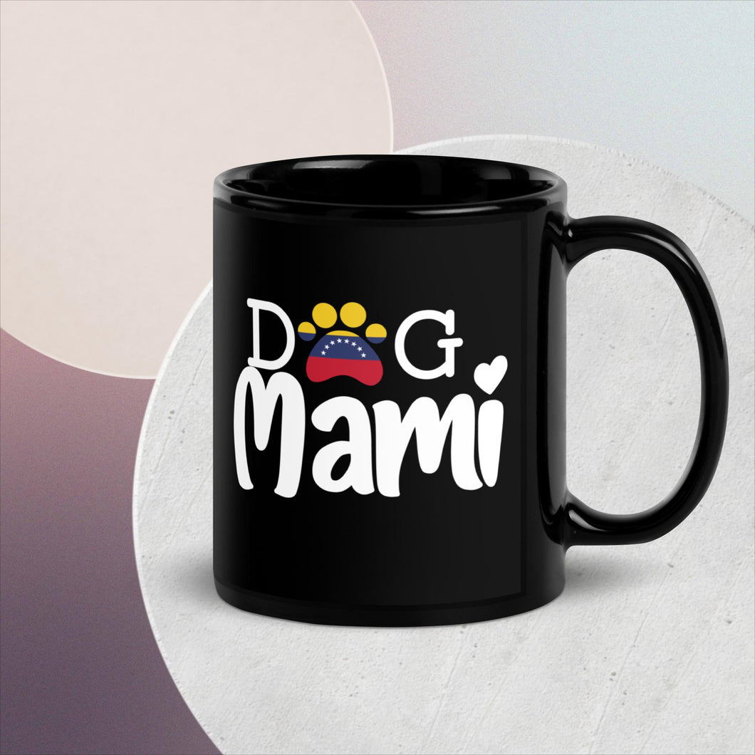 Taza negra brillante - Venezuela
